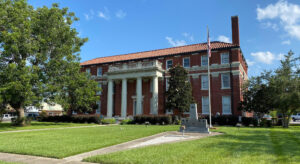 the Lawrence County Community Development Association building in Monticello, Mississippi.